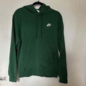 Nike Green Sweater with Signature Swoosh